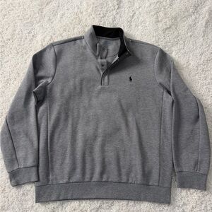Polo by Ralph Lauren Grey Half-Zip Pullover Sweatshirt